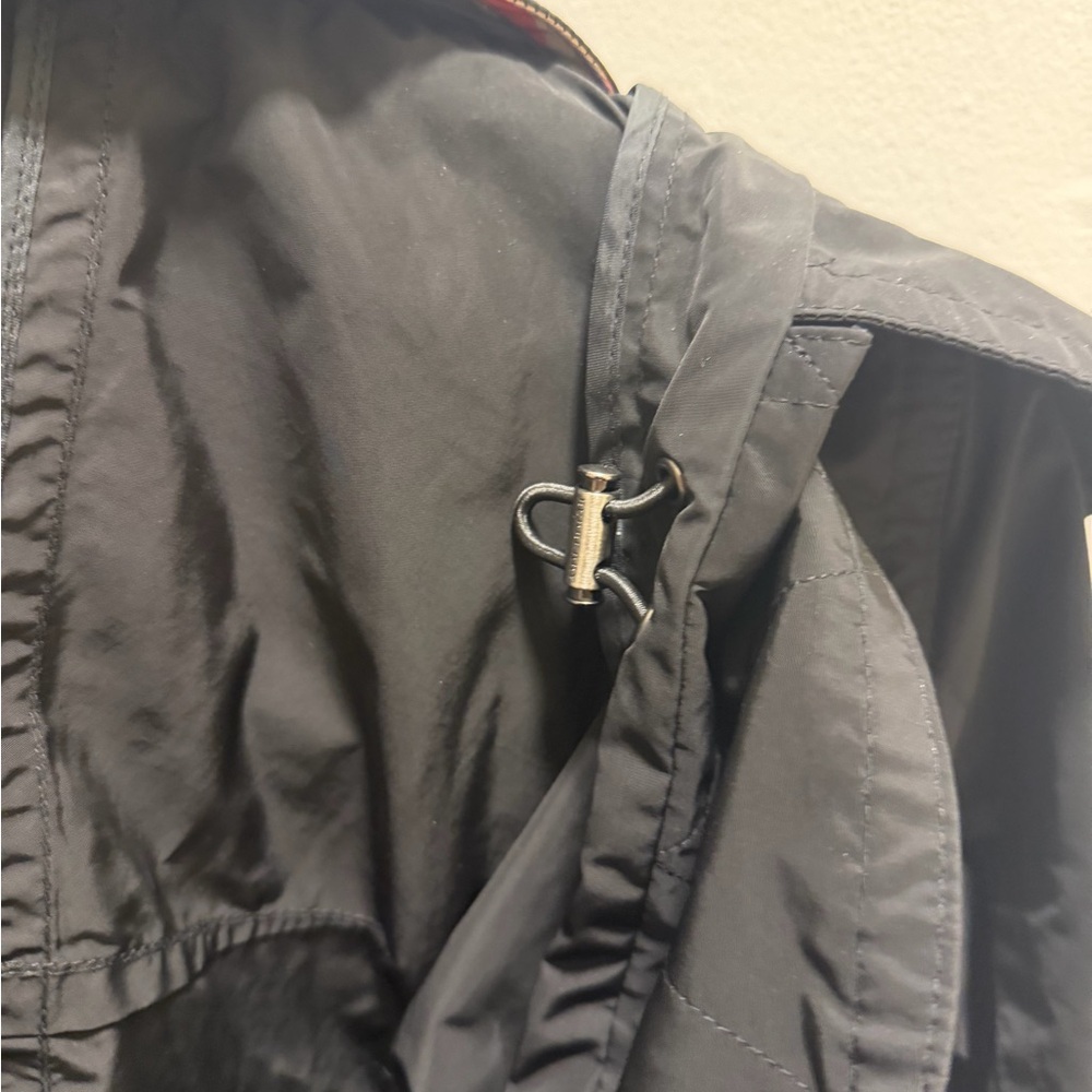 Burberry Brit Belted Double-Breasted Logo Trench coat Black - Picture 10 of 12